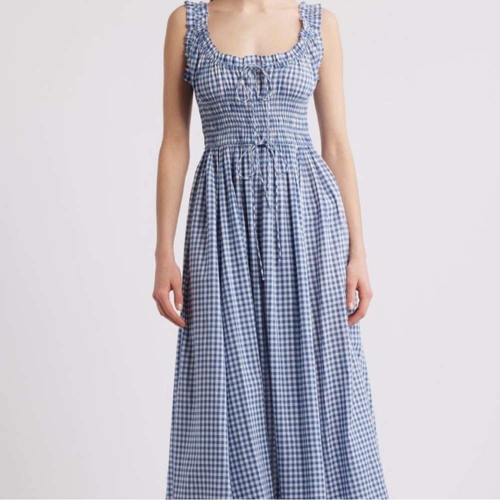 Doen Blue Gingham Emmaretta Dress